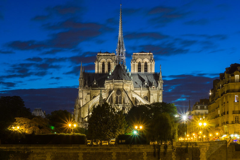 Notre-Dame dómkirkjan í París í Frakklandi